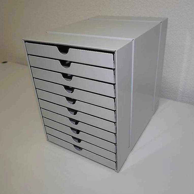 USM Haller INOS Box 10 Schubladen Lichtgrau