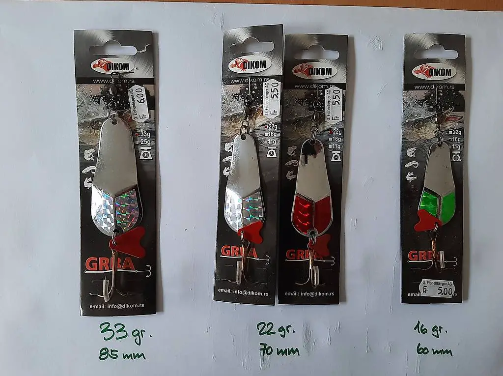 DIKOM Hechtlöffel Angelköder Jungfischer Angler Fischer