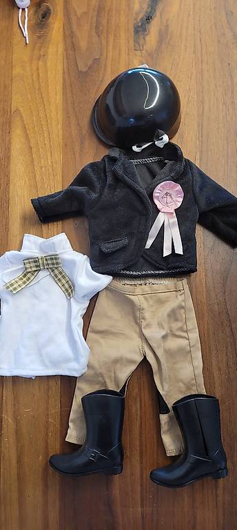 Puppenkleider Reitset