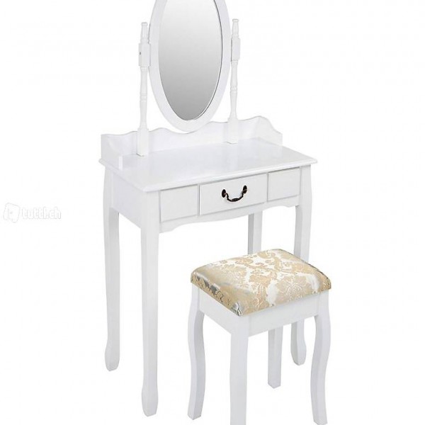  Schminktisch mit Hocker und Spiegel