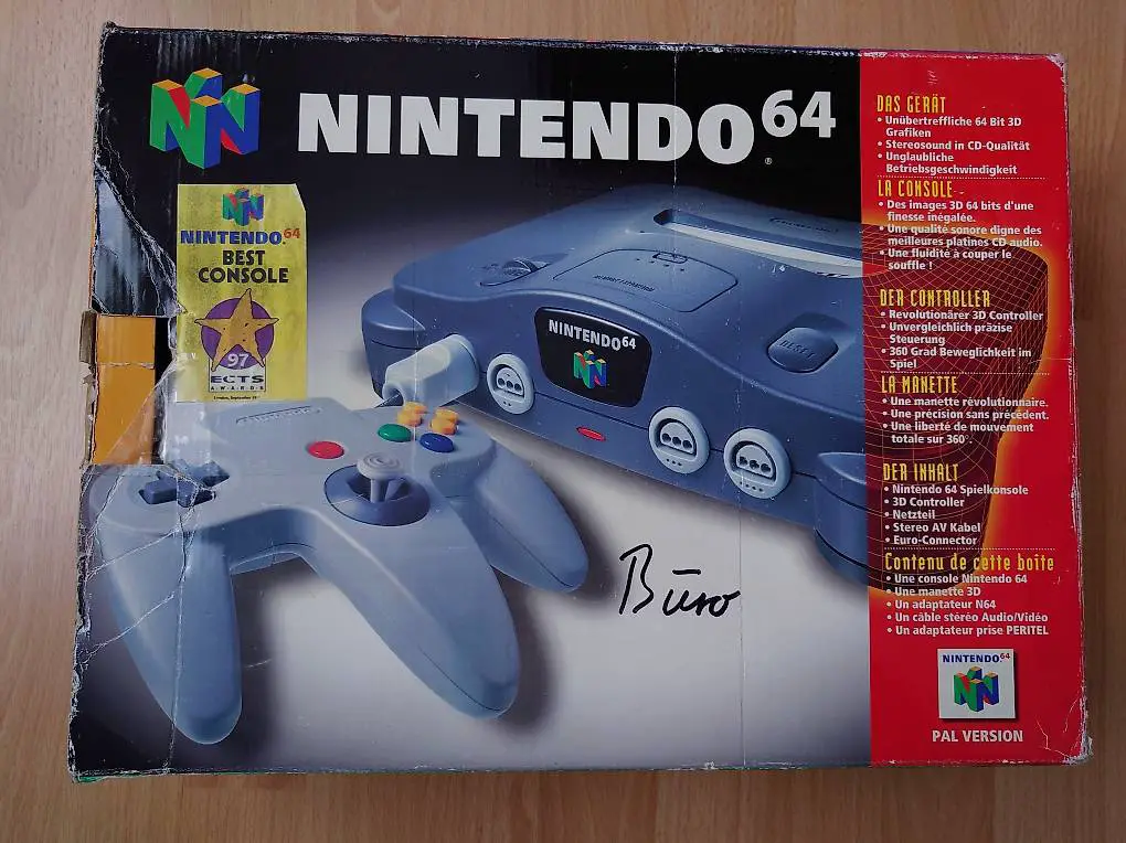 N64 Konsole OVP