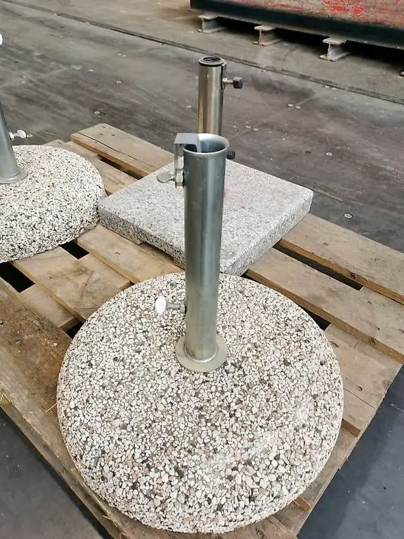 Sonnenschirmständer Sockel Kiesbetonsockel Waschbetonsockel