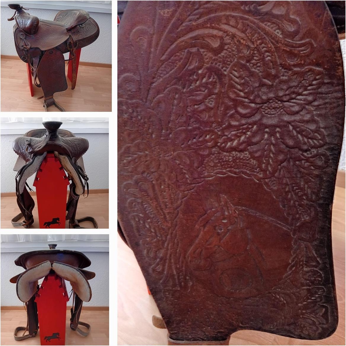 Westernsattel mit wunderschöner Zeichnung