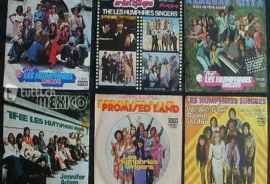 LES HUMPHRIES SINGER Sammlung: 6 Vinyl Singles 1972 - 74