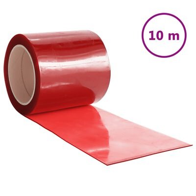  vidaXL Türvorhang Rot 200x1,6 mm 10 m PVCSKU:153865