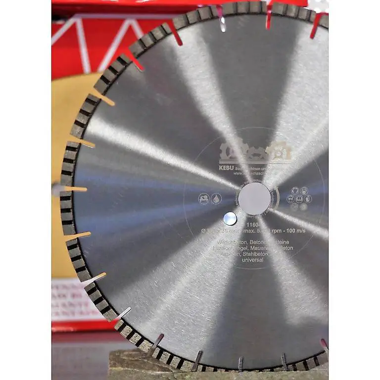 KEBU Diamant Trennscheibe Laser Turbo Beton / Universal 350