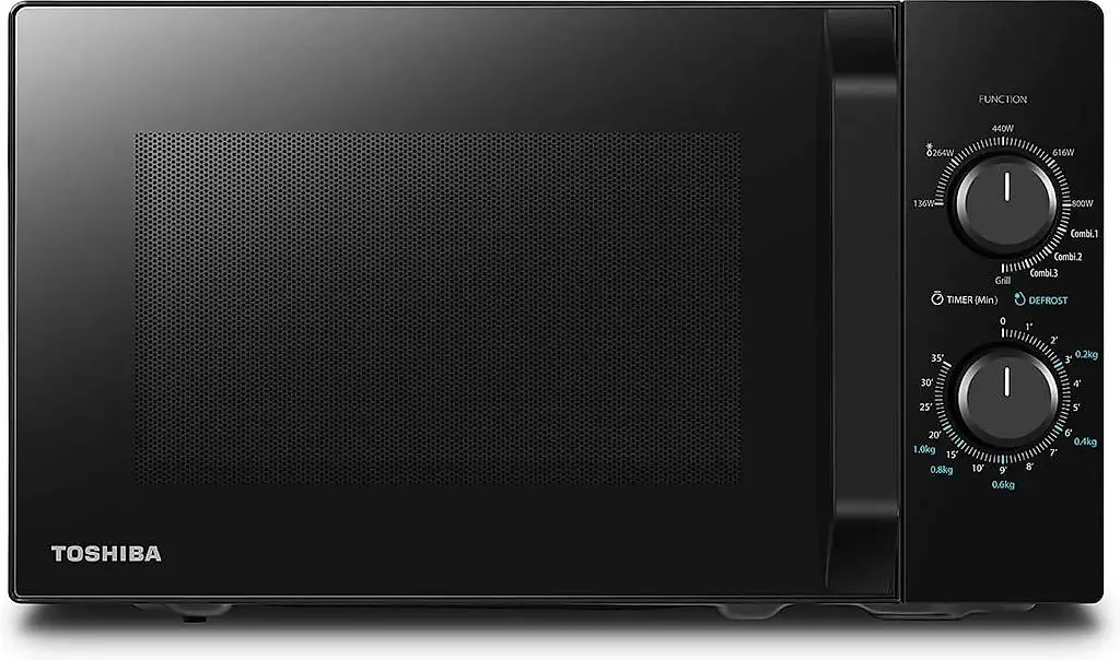 Toshiba MW2-MG20PF (BK) /GE Mikrowellenherd 800 W mit knusprig