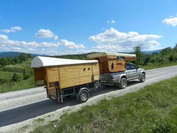Wohnkabine, wooden pick up tiny camper für Pick Up & Anhänger