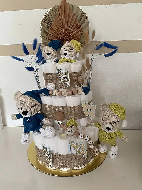 Zwillingsbrüder Windeltorte