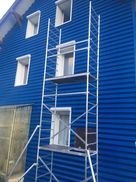 Rollgerüst Alu nur 1 x gebraucht, max Arbeitshöhe 7m