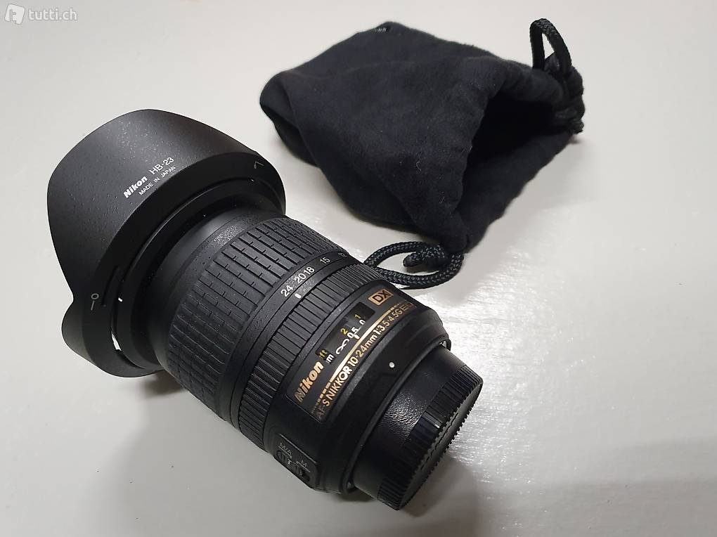 nikon af-s dx nikkor 10-24mm f3.5-4.5g ed objektiv