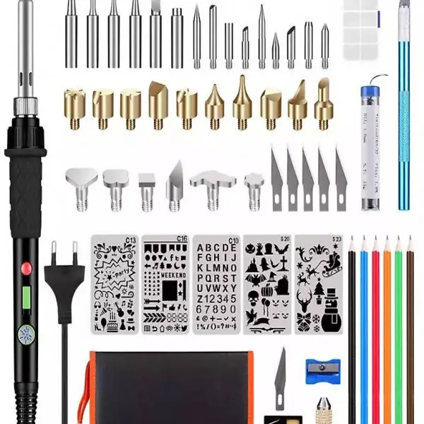 Holz Brennen Kit Einstellbare Temperatur Lötkolben Set