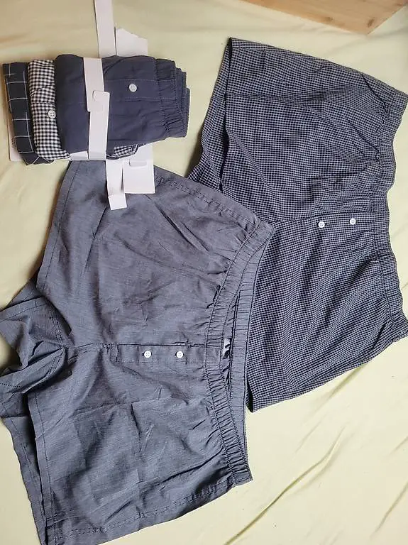 Kurze Baumwoll-Stoffhose, NEUWERTIG, XXL