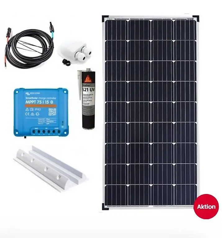 Wohnwagen Wohnmobil Solar 110W oder 160W mit Montage