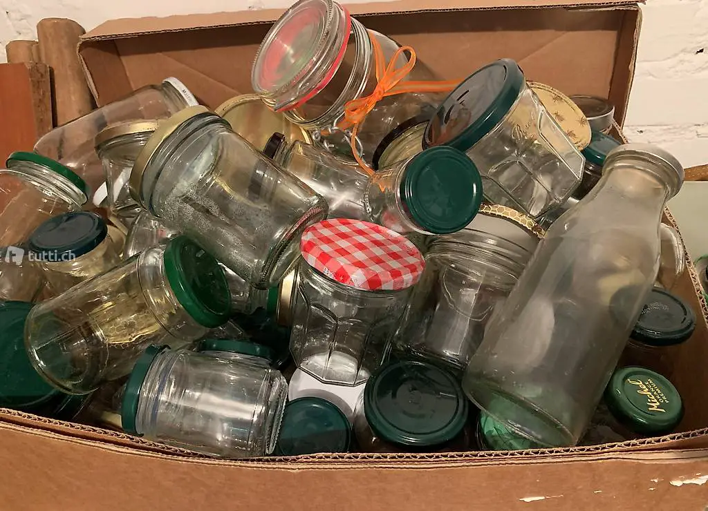 30 Glasbehälter Einweckglas klein und gross