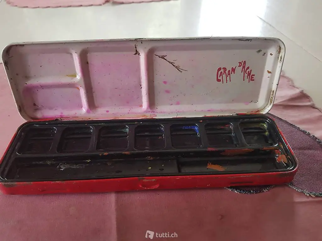 Caran dAche Wasserfarbenschachtel 7Farben