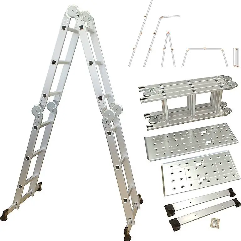 Alu Multifunktionsleiter | 12 Sprossen