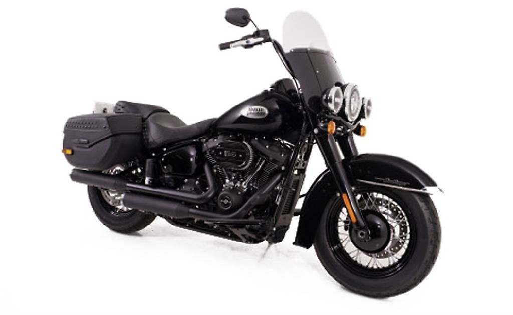 harley-davidson flhcs heritage classic black finish