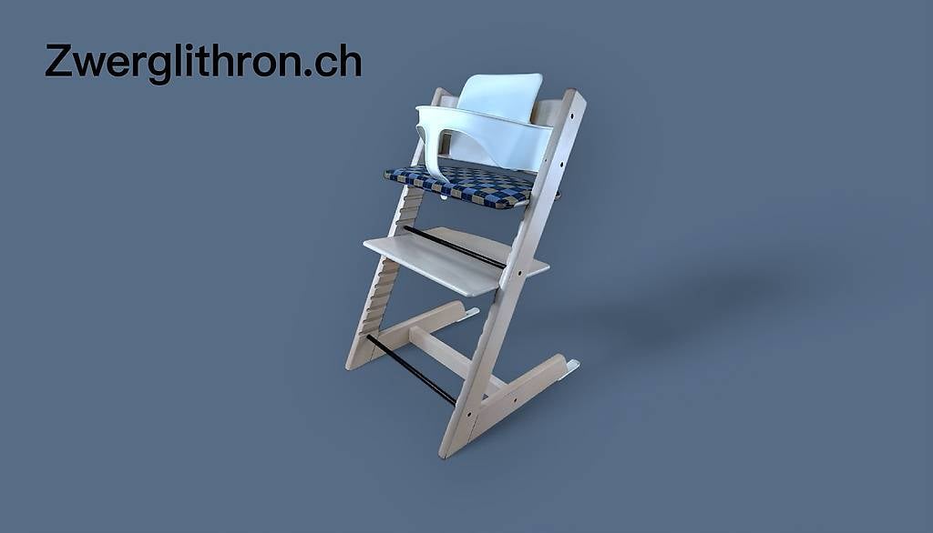 Stokke® Tripp Trapp inkl. Babyset & Kissen / Whitewash