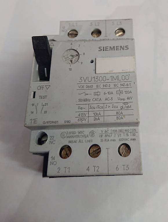 Siemens Motorschutz 3VU1300 - 1ML00