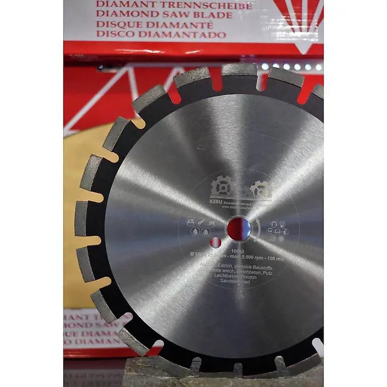 KEBU Diamant Trennscheibe Laser Asphalt 350 mm