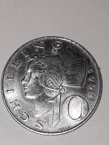 Münze Österreich 10 Schilling 1992