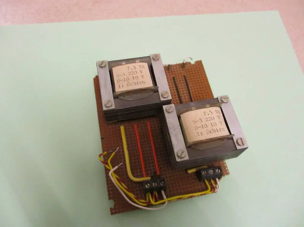 2x Trafo Elektronik-Komponenten Leiterplatte Tüftler Bastler