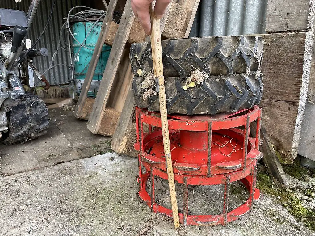 Rad satz, gitterräder Felgen zu Bergmäher