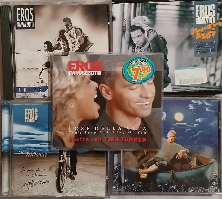 Eros Ramazzotti CD e vinili