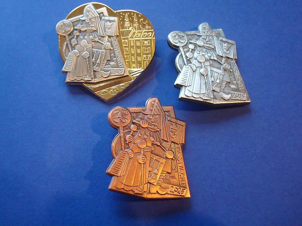 Plaketten 2025 Gold-Silber-Kupfer