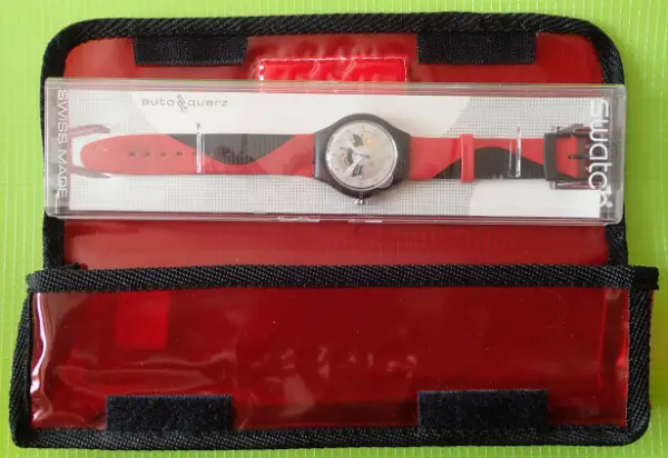 Swatch auto-quarz STZ100D Generator rot 1999