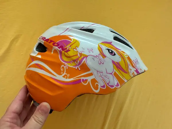 Velohelm Einhorn Kinder Cratoni Akino, Gr. S 49-53 cm