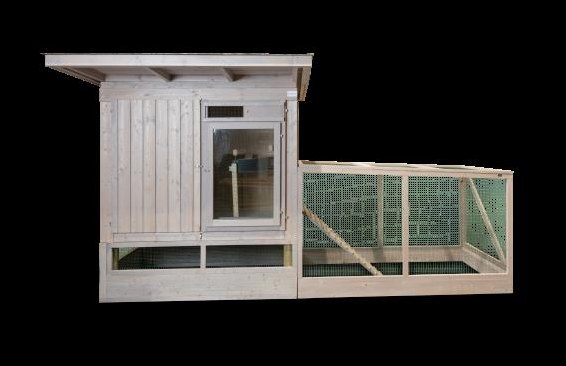 Grosser Geflügel-/Kaninchenstall für 8 Hühner / 3 Kaninchen