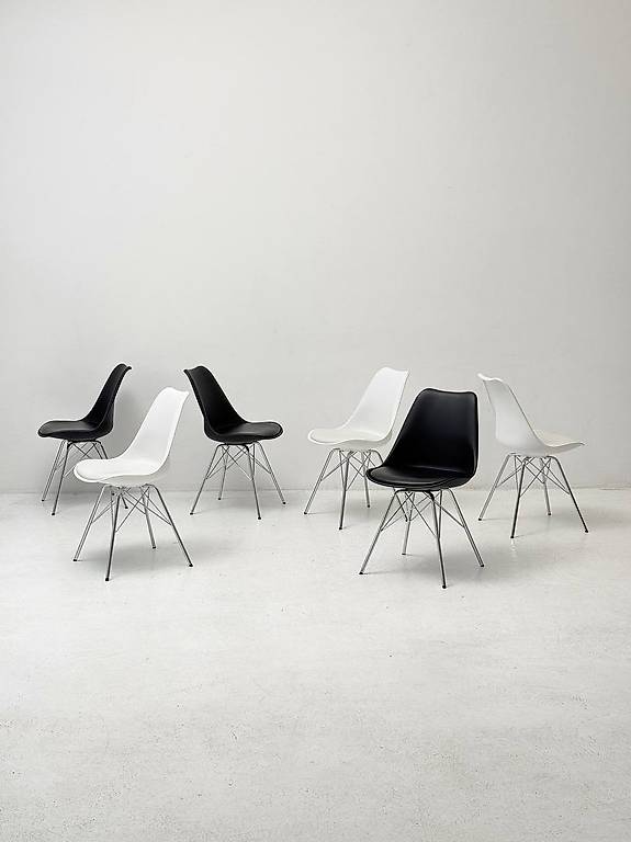 Elegante Kunstleder-Stühle