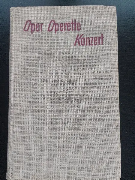 Oper Operette Konzert