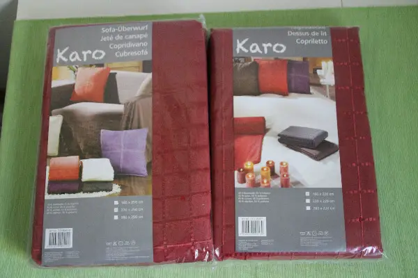 Sofa Überwurf originalverpackt in terra 1.60 x 2.50 m