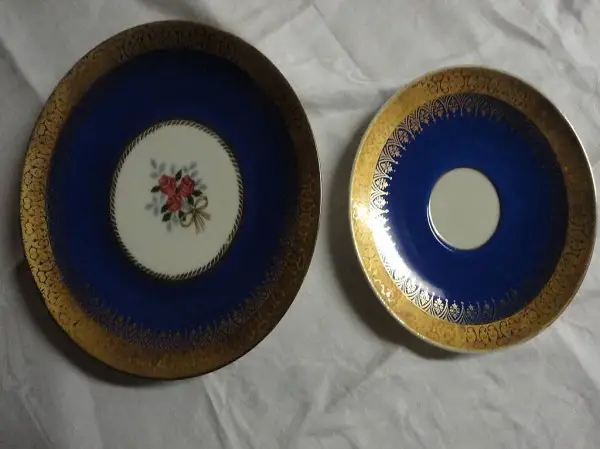  Porzellanteller 2 Stücke, Mitterteich