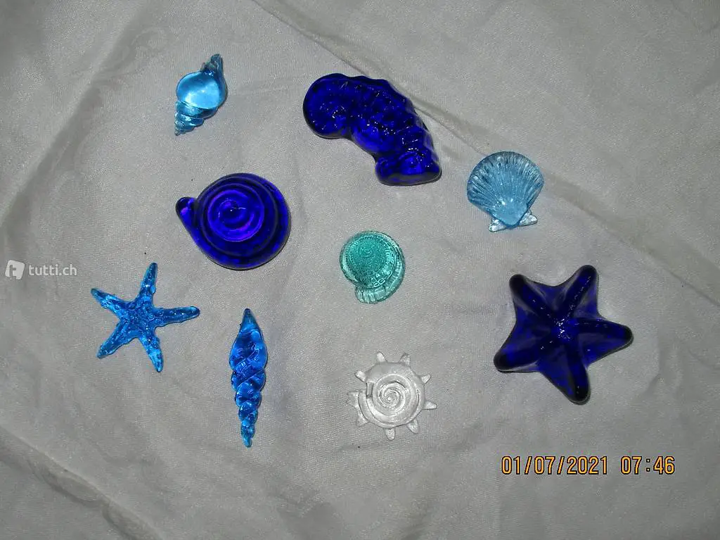 Tischdekorationen, Thema Wasser, Meer, Strand