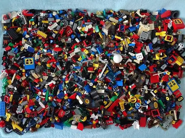 Bausteine LEGO®. Grosse Menge, 4 kg. Alles auf dem Foto