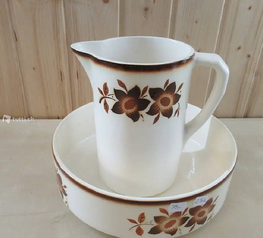  Waschset Porzellan antik