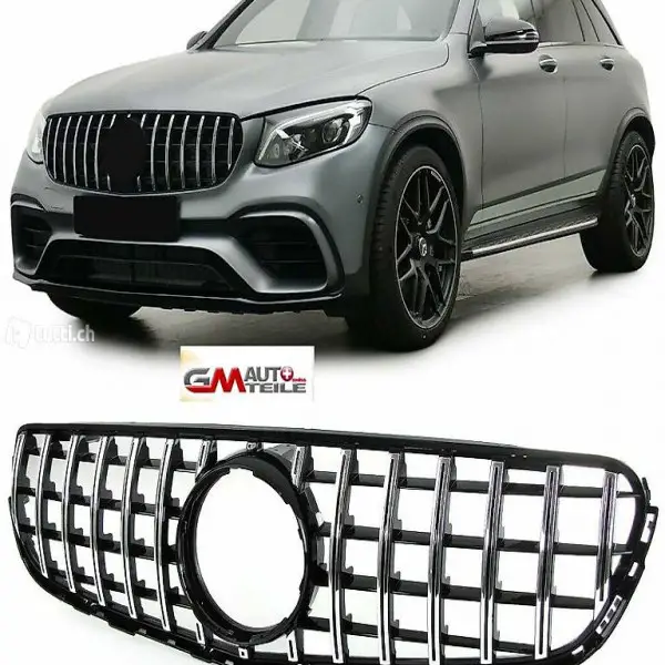  Sport Kühlergrill Schwarz Chrom Mercedes GLC X253 Aktion