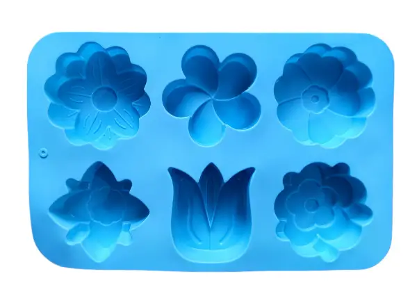 Seifen-Kerzen Silikonform Blumen