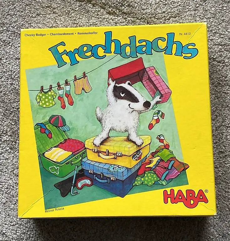 HABA 4412 Frechdachs & Vier gewinnt für die Hosentasche