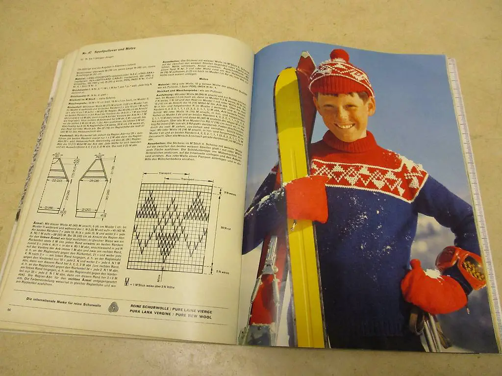 Bettina - Modisches Stricken und Häkeln 1970 Norweger-Pulli