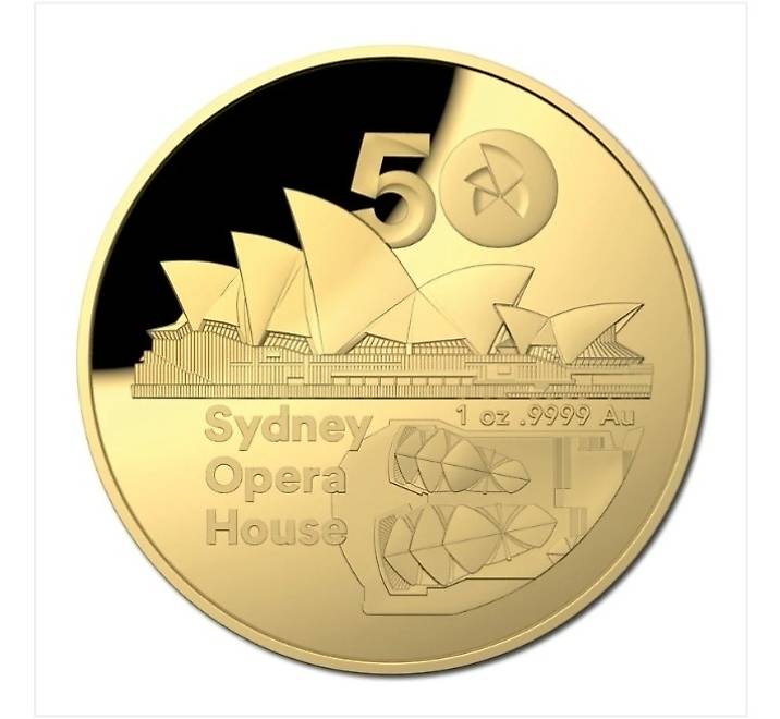 Goldmünze Opera House Sidney
