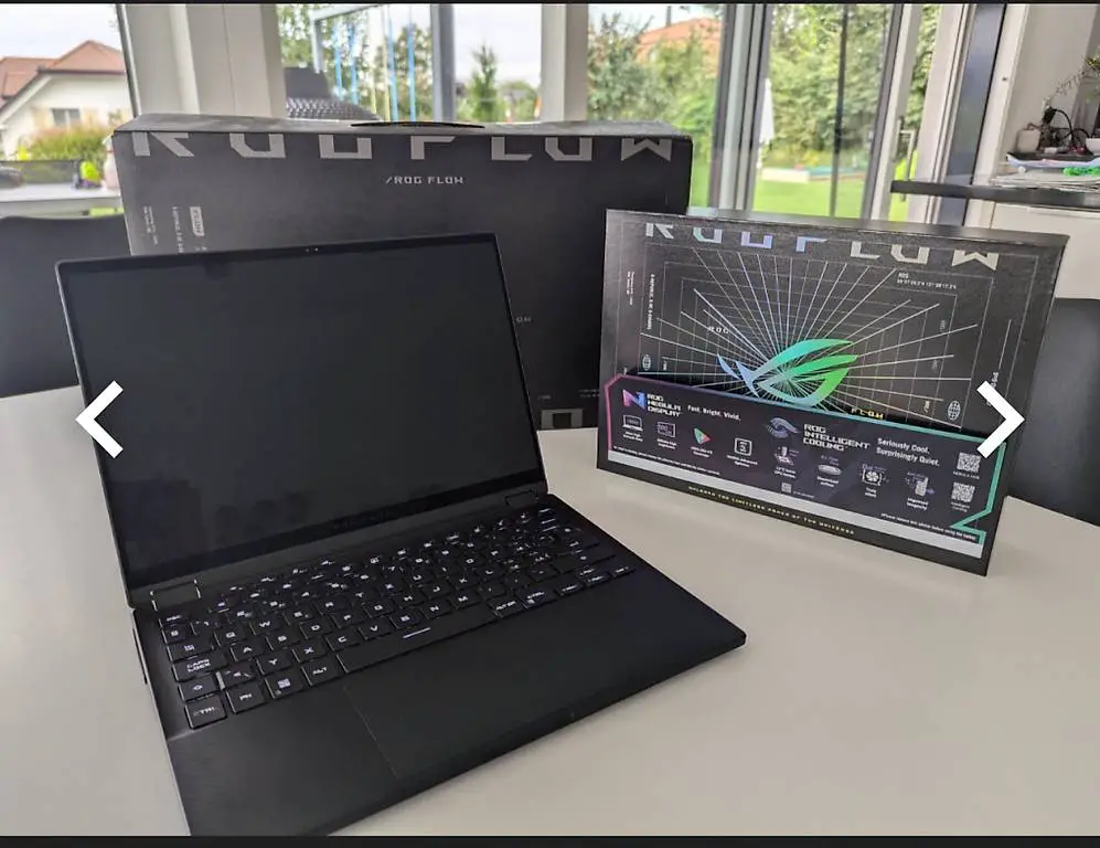 asus rog flow x13, rtx 4070 top modell, 32gb, 1tb