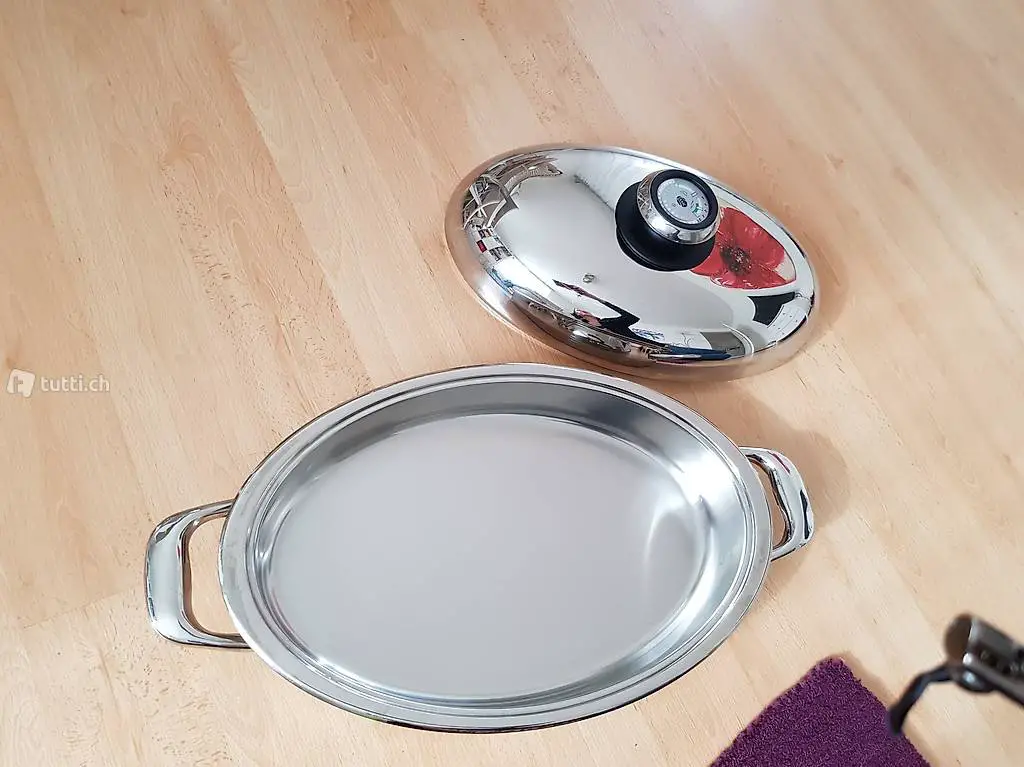AMC ovale Pfanne Induktion u Keramikherde L 38 cm