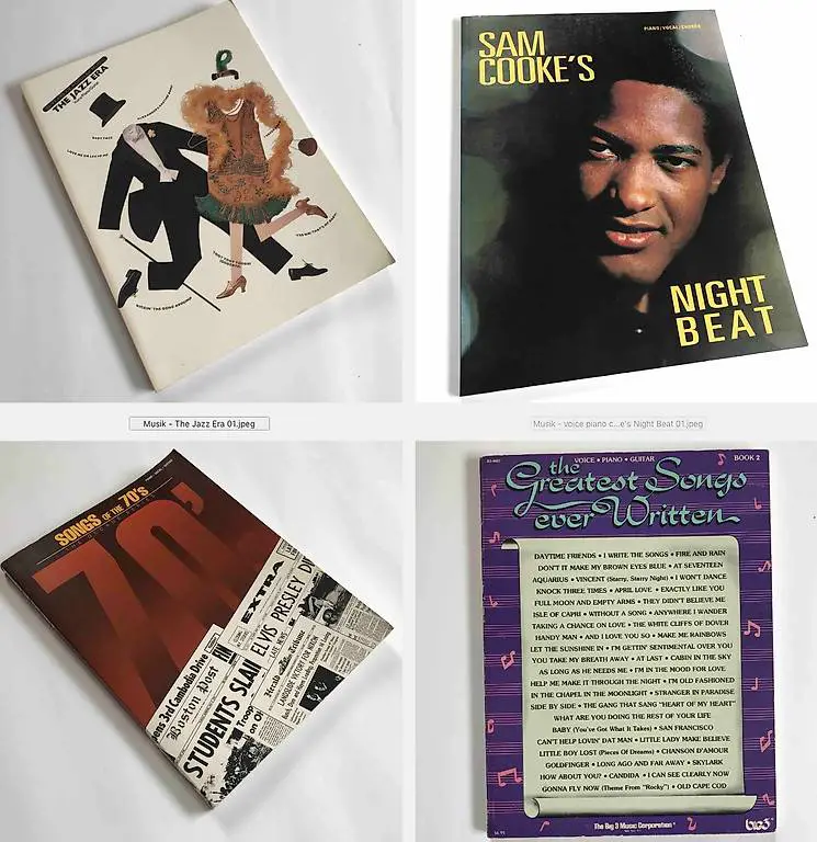 Songbook - Jazz, Sam Cooke, 70`s etc