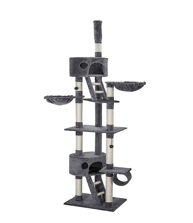 Kratzbaum Hansi grau