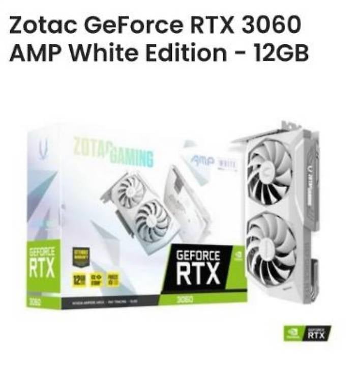 Zotac GeForce RTX 3060 AMP White Edition - 12GB
